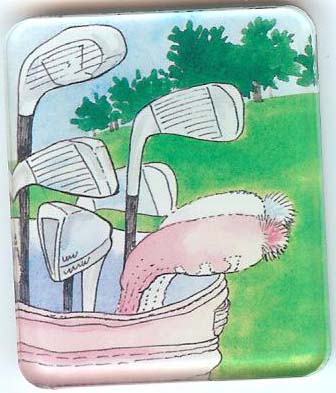 GOLF CLUB MAGNET